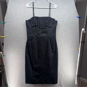 Wtoo Elegant Black Strapless Dress